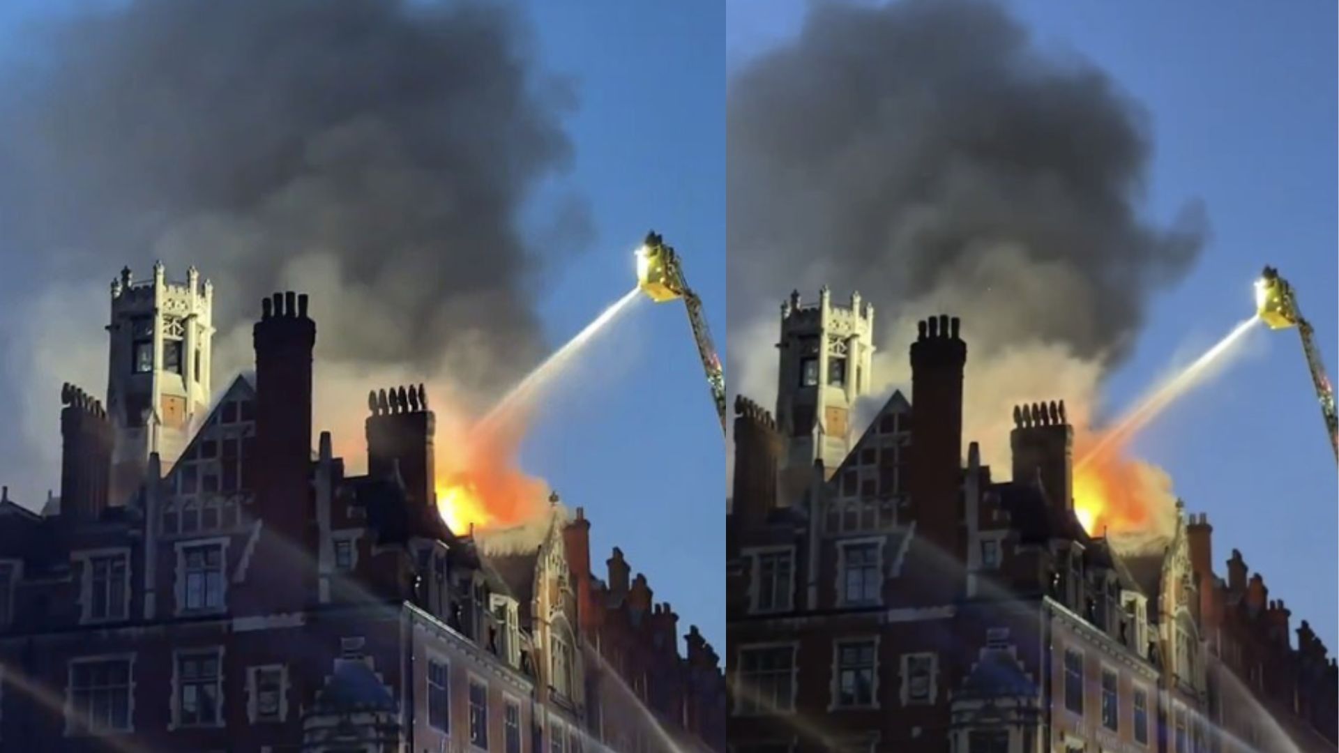 Londra: hotel in fiamme, 100 persone evacuate | VIDEO