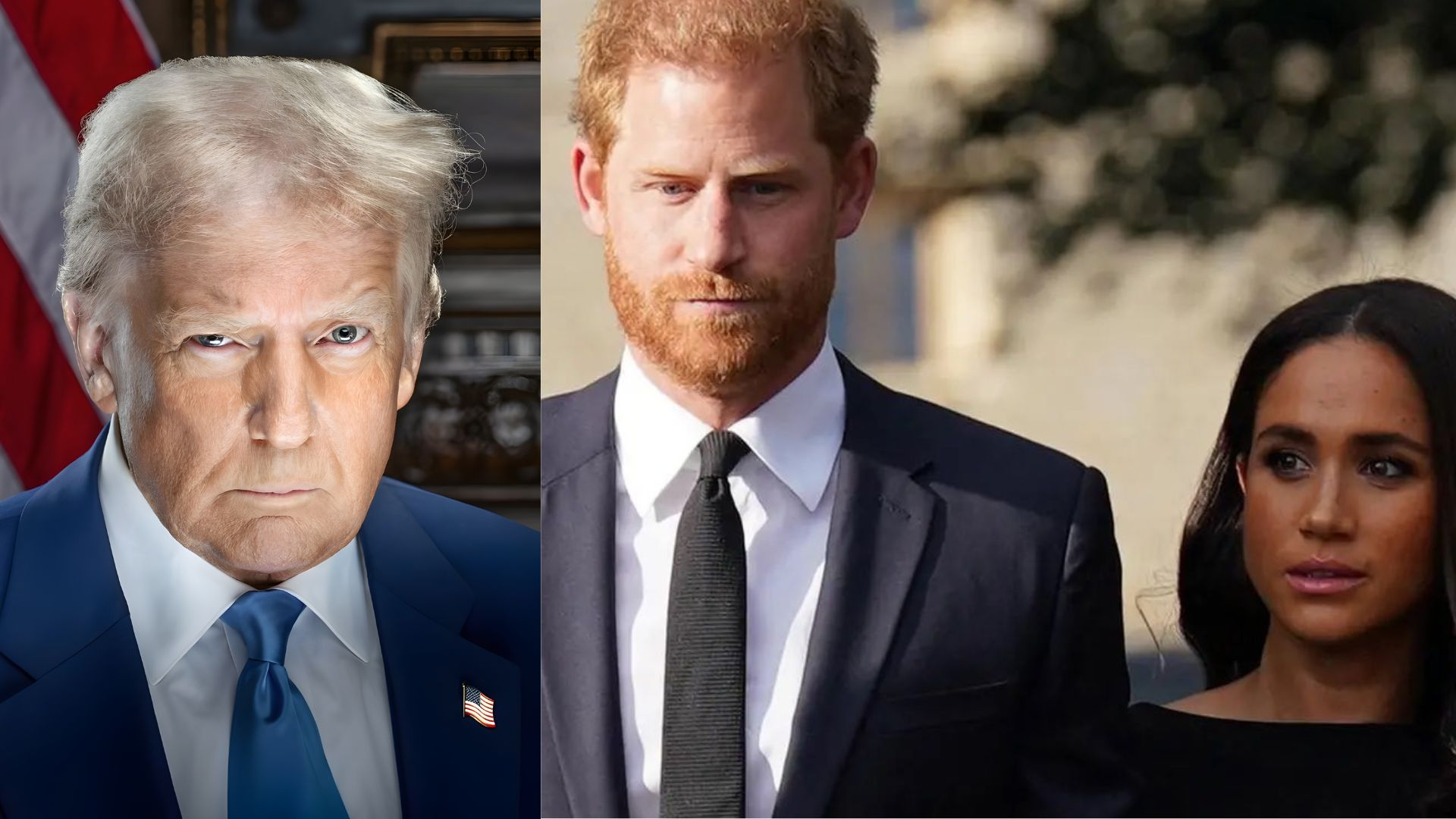 Meghan e Harry- Donald Trump