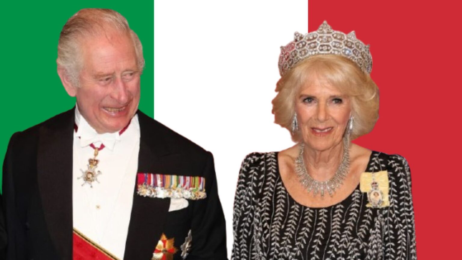 Re Carlo e Regina Camilla in Italia