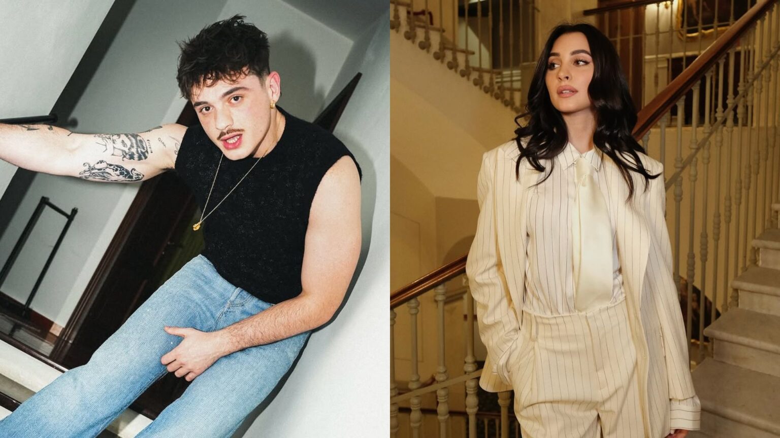 Sanremo 2025 Olly e Benedetta Quagli insieme