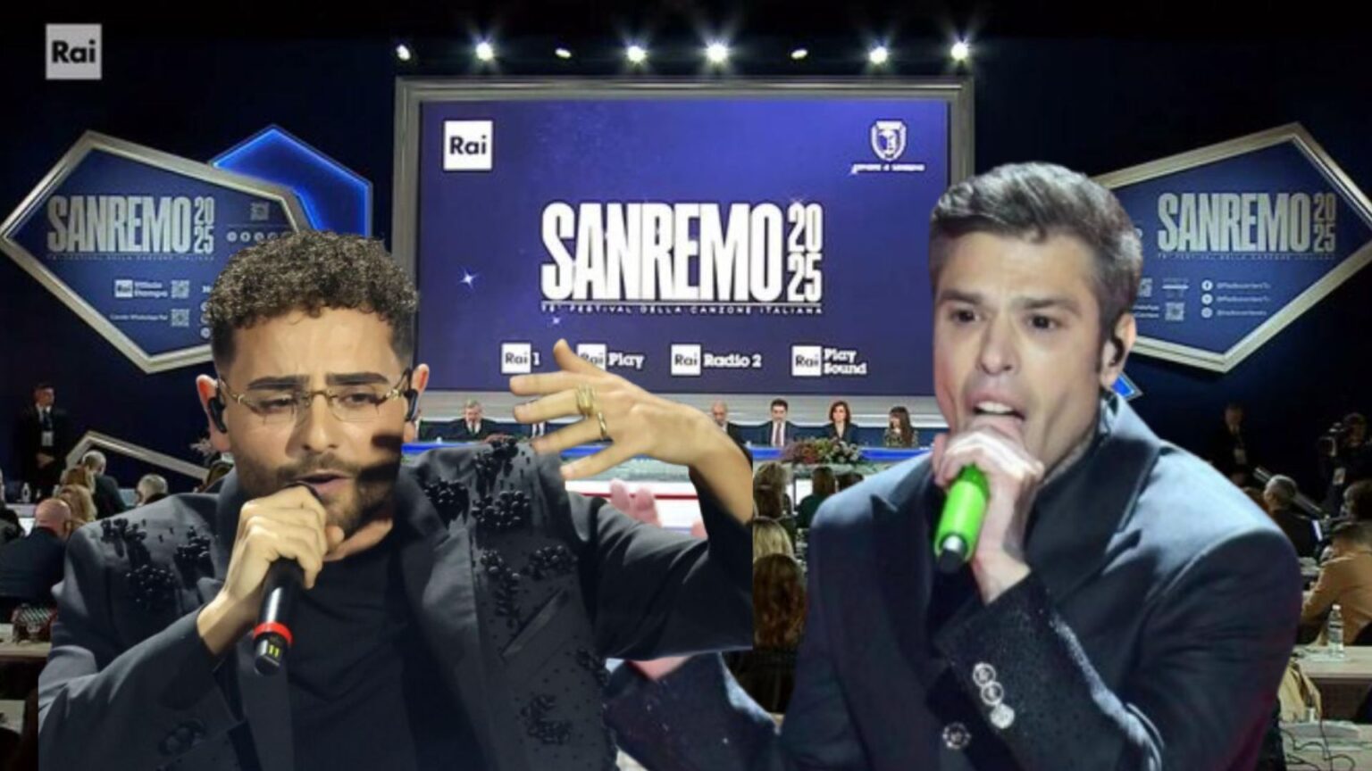 Sanremo 2025, Rocco Hunt e Fedez