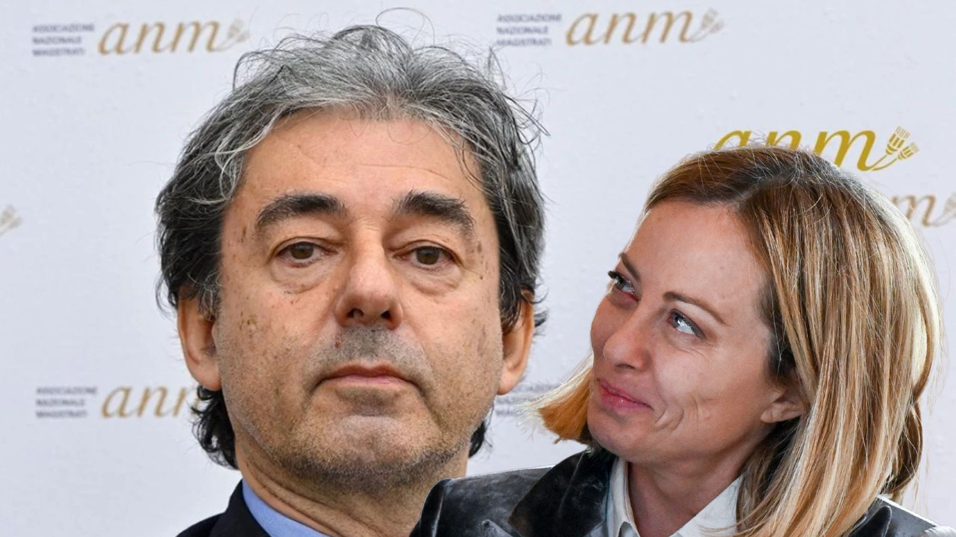 Giorgia Meloni, il Presidente del Consiglio, Cesare Parodi, presidente dell'Associazione nazionale magistrati (Anm)