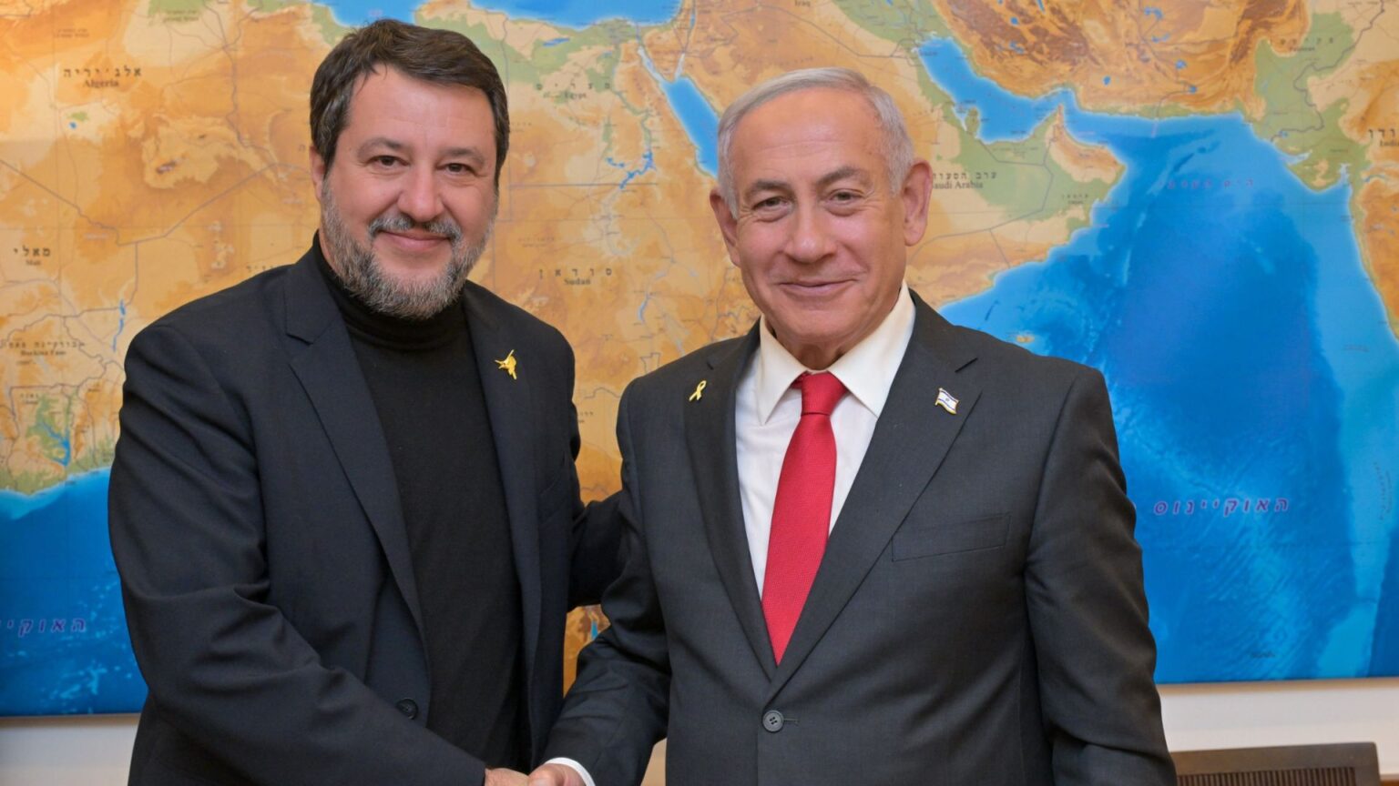 Matteo Salvini, Benjamin Netanyahu