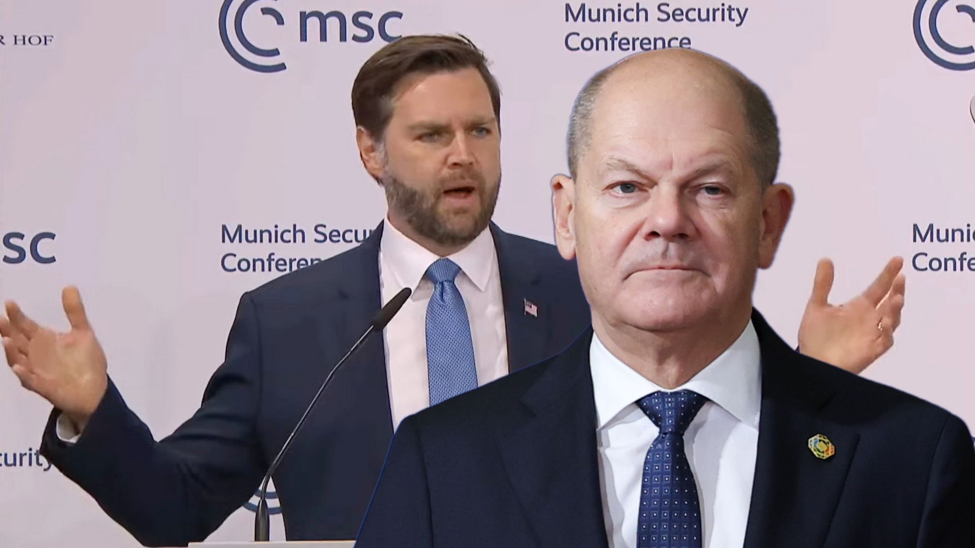 Vance contro l’Europa: “Avete dimenticato la libertà e i valori”. Scholz: Decidiamo noi sulla nostra democrazia”