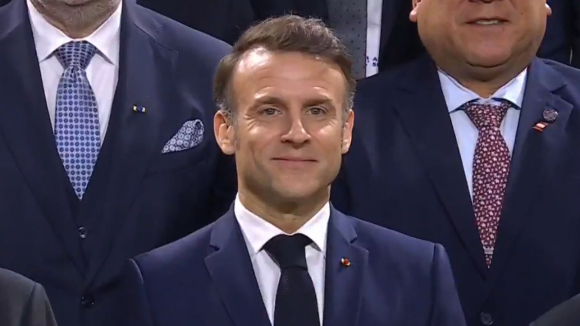 Il Presidente francese, Emmanuel Macron