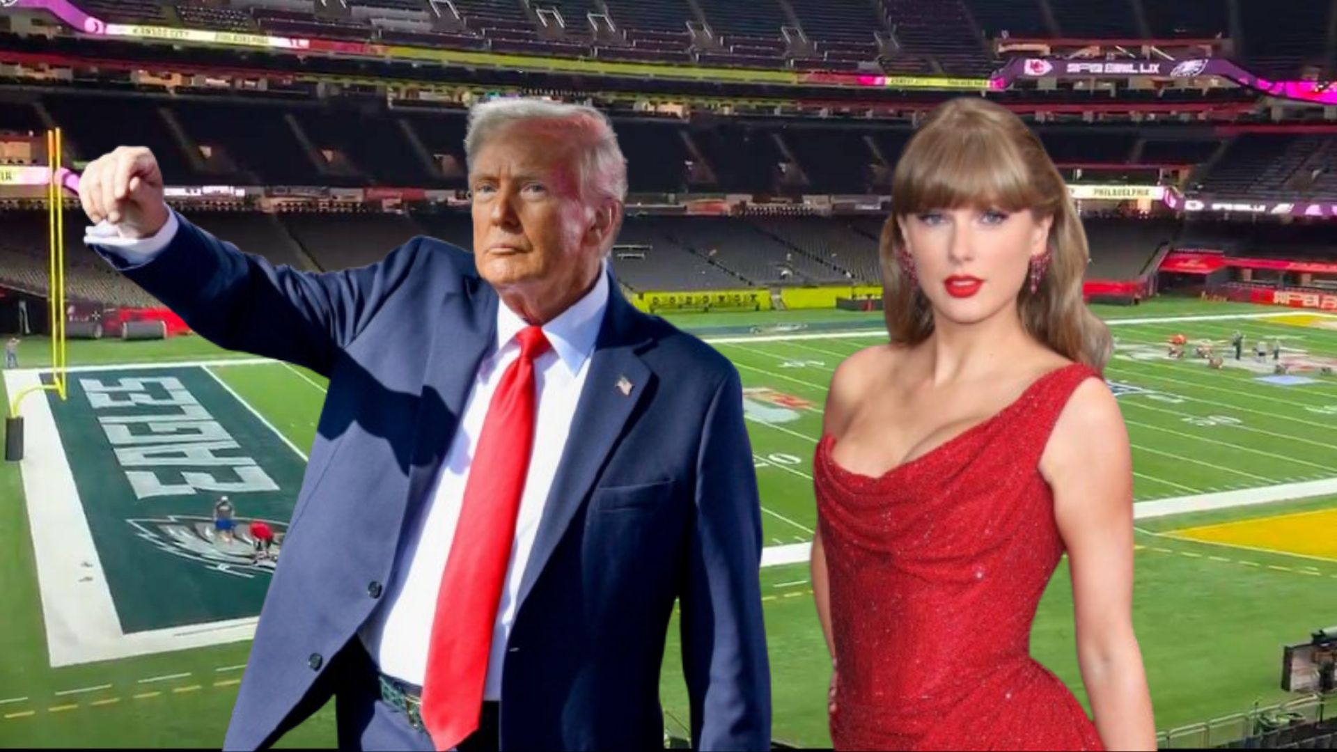 Super Bowl, Donald Trump e Taylor Swift