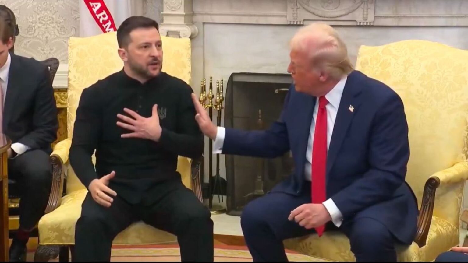 Volodymyr Zelensky e Donald Trump