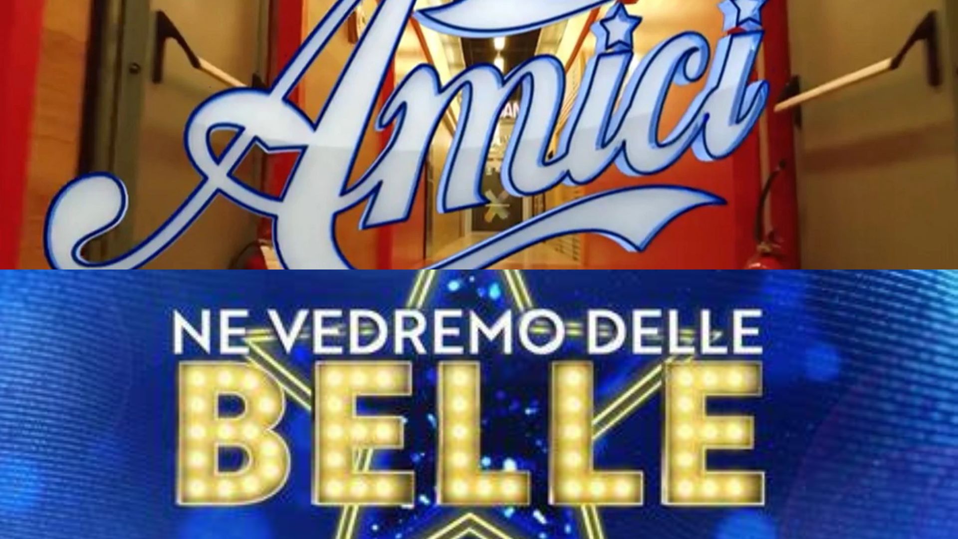 Amici vs Ne vedremo delle belle, ascolti tv