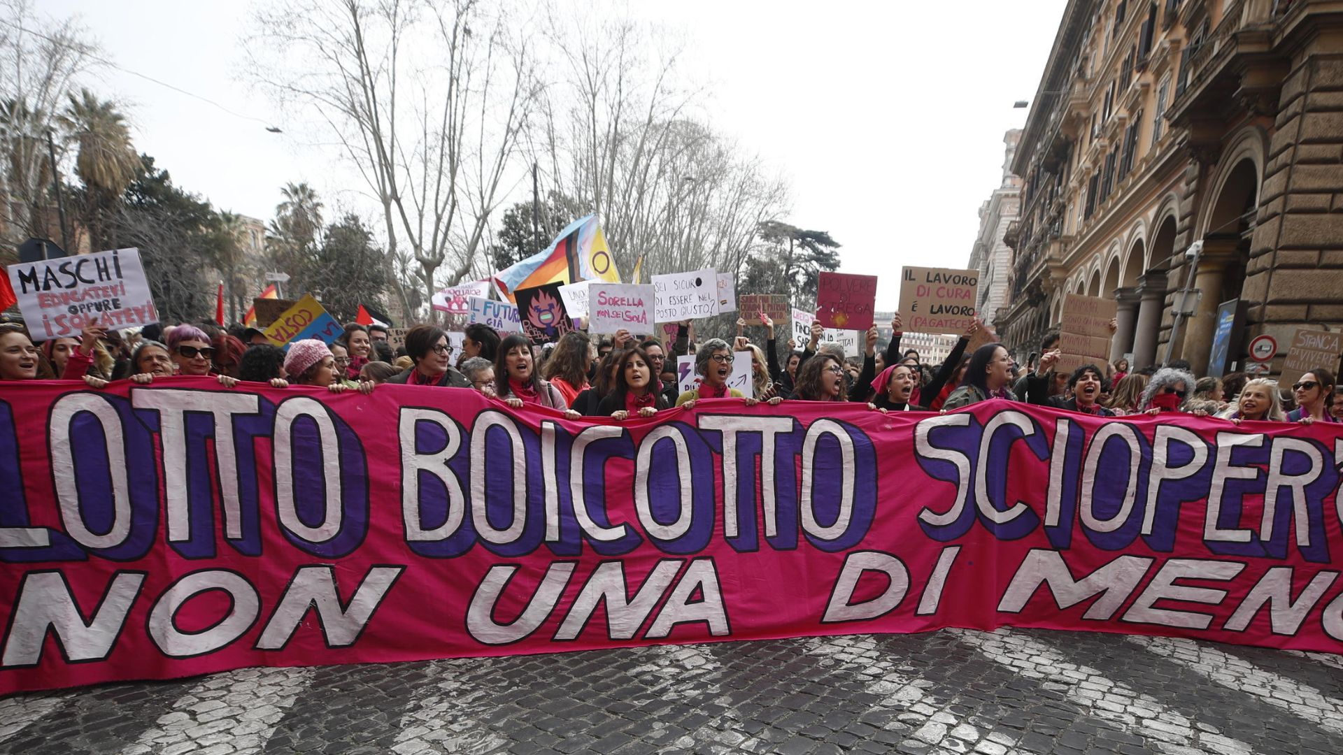 Festa della donna- corteo Roma