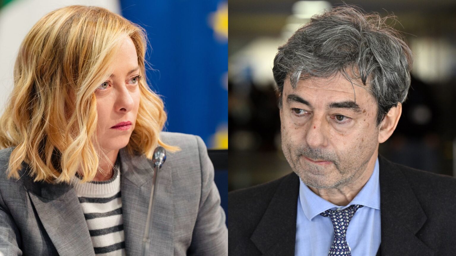 Giustizia, Giorgia Meloni e il presidente dell'Anm, Cesare Parodi