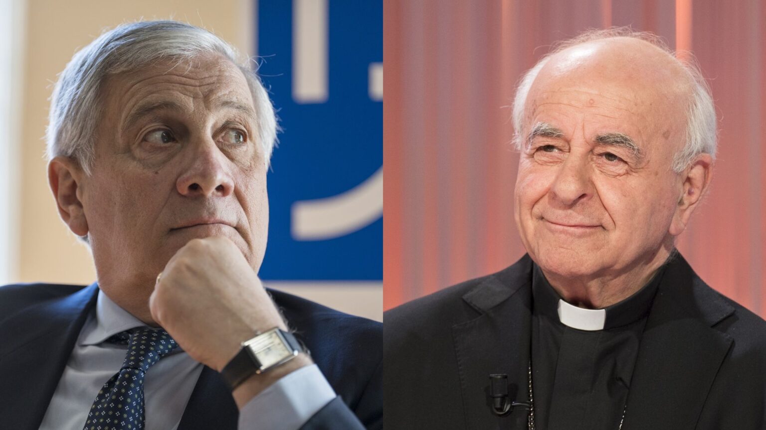 Ppe, Antonio Tajani e il Monsignor Vincenzo Paglia