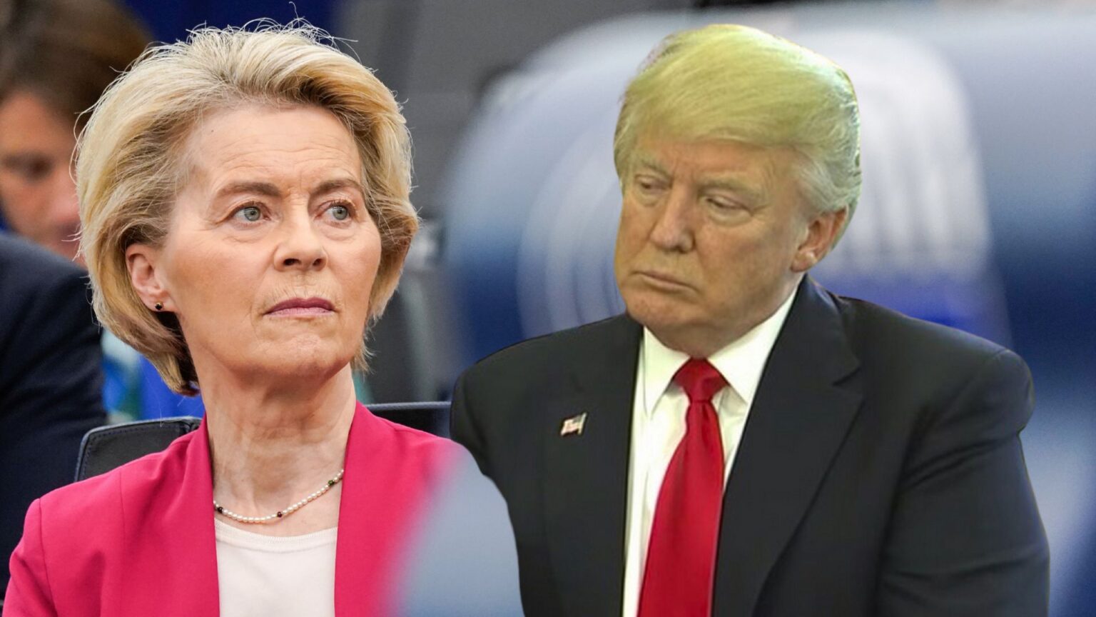 Dazi, Ursula von der Leyen, Donald Trump