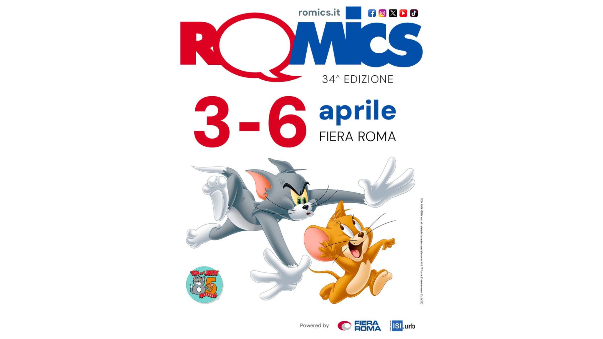 Romics in Fiera di Roma dal 3 al 6 aprile