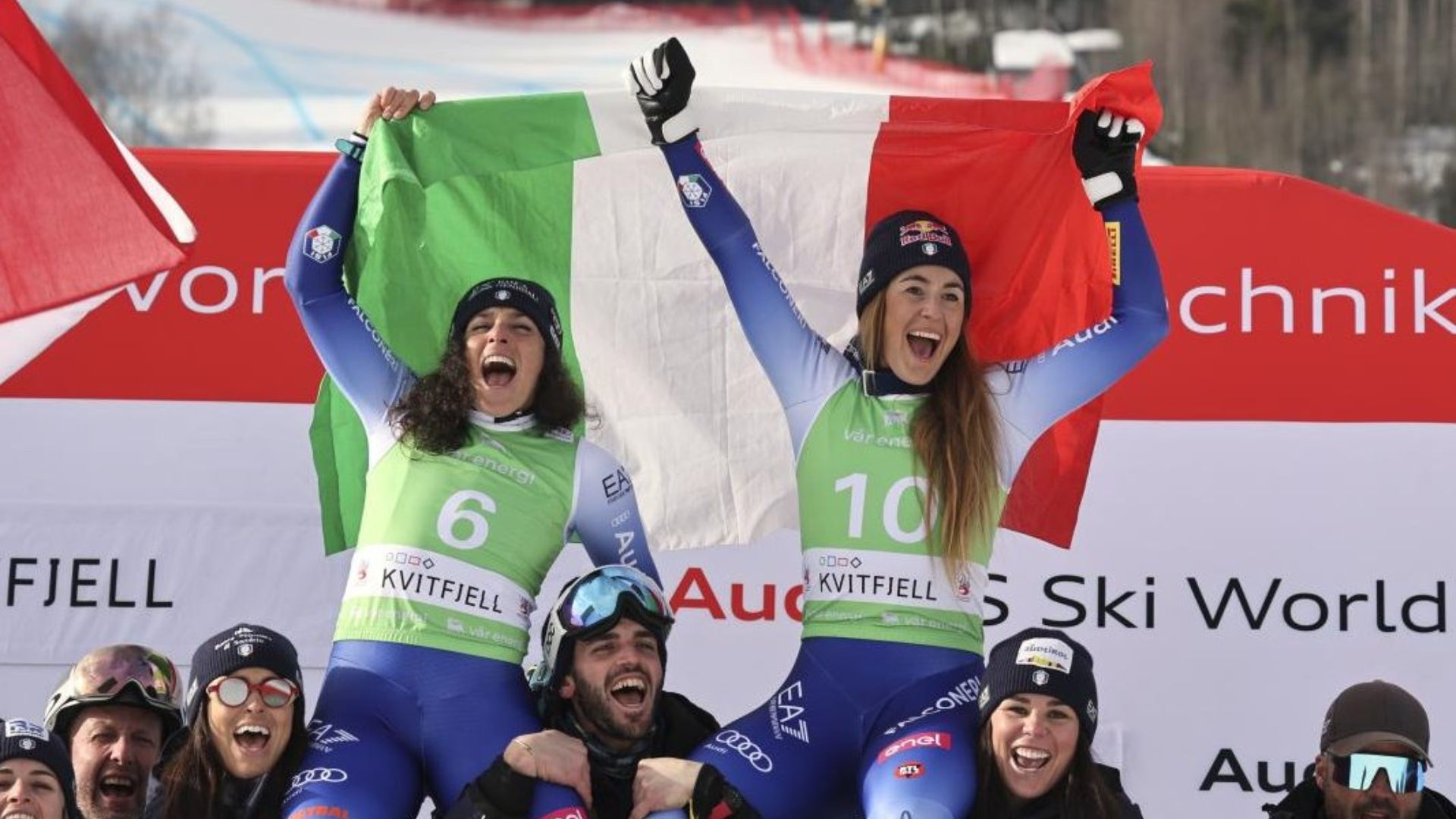 Sofia Goggia e Federica Brignone