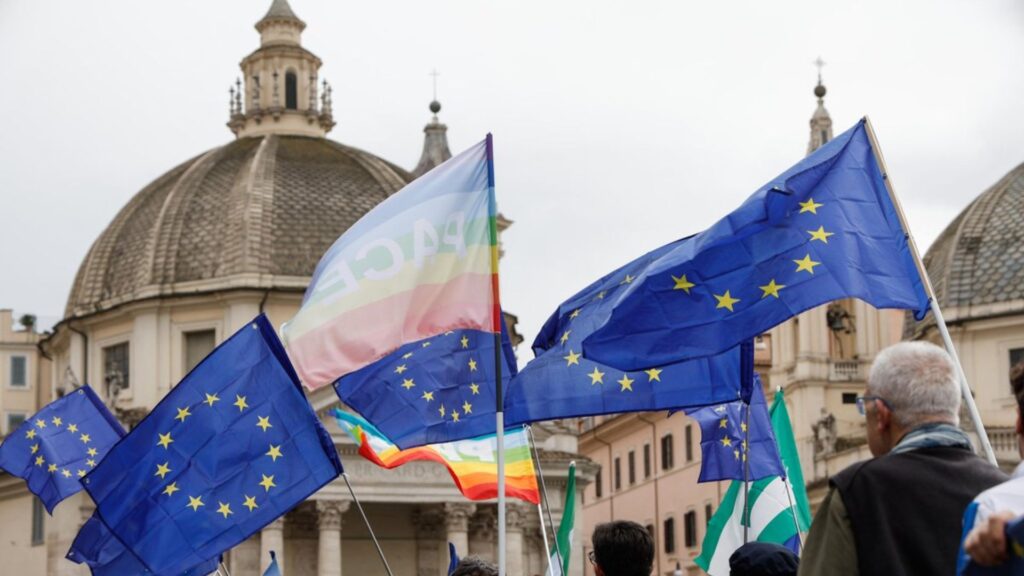 Roma, una piazza per l'Europa