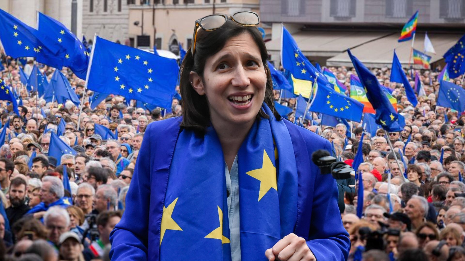 Una piazza per l'Europa, Elly Schlein, Segretaria del Pd