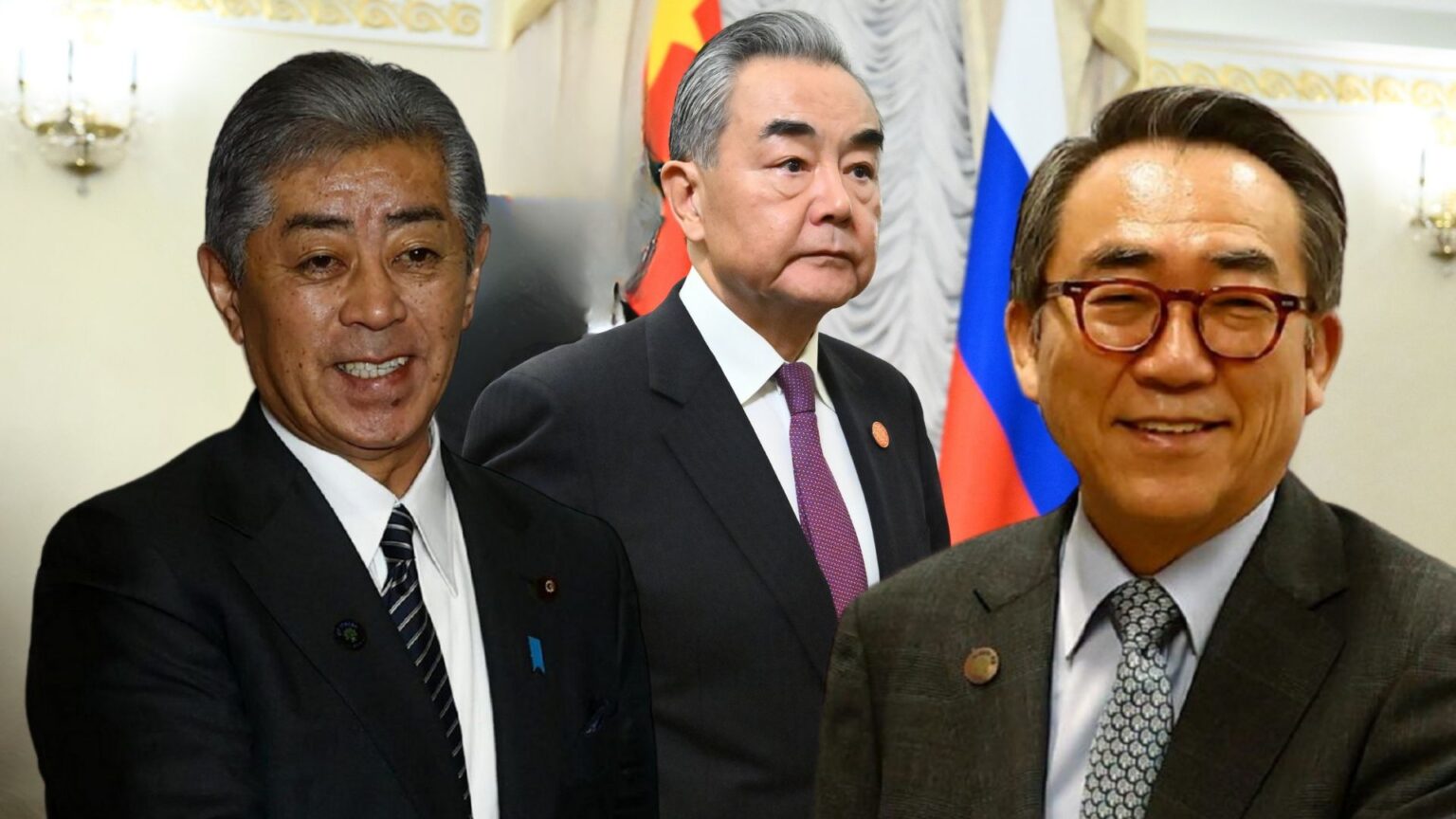 Cina, Giappone e Corea del Sud, Ministri degli Esteri, Wang Yi, Takeshi Iwaya e Cho Tae-yul